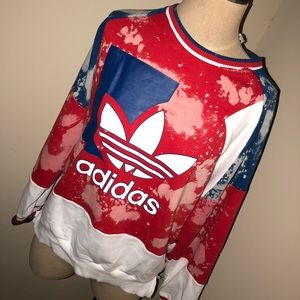 Custom adidas crewneck sweatshirt